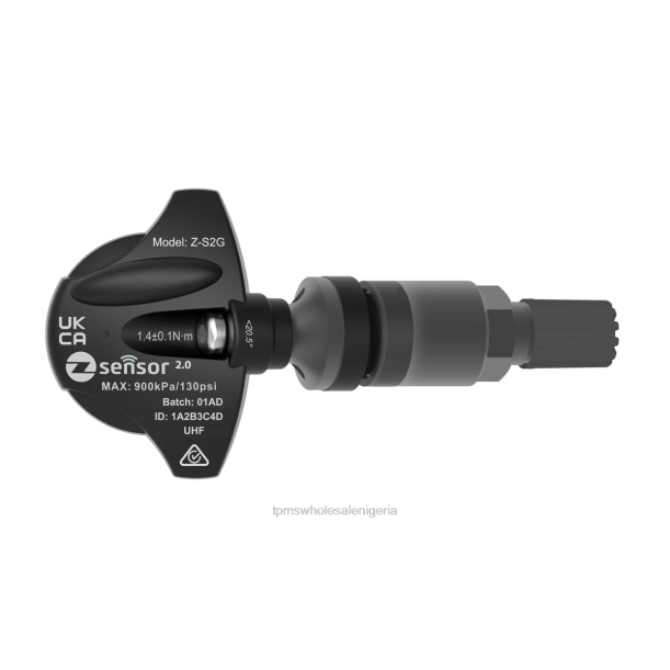 H0Z6U53 Holden OE Replacement TPMS Sensor - OE P/N 95712232, 13598773 Freq 433Mhz tire-pressure monitoring system - Metal Valve Stem - Dark Gray