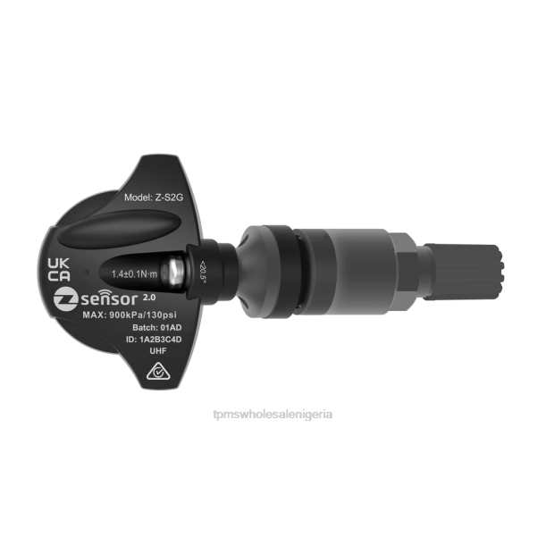 H0Z6U1142 Ford OE Replacement TPMS Sensor - OE P/N 9L3Z1A189A Freq 315Mhz TPMS sensor replacement - Metal Valve Stem - Dark Gray